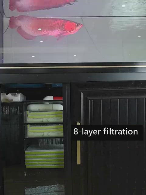 Aquarium Filter Media - Upgraded 8-Layer Filter Pads for Aquarium